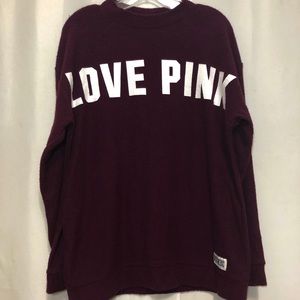 Pink Victoria Secret Pull Over